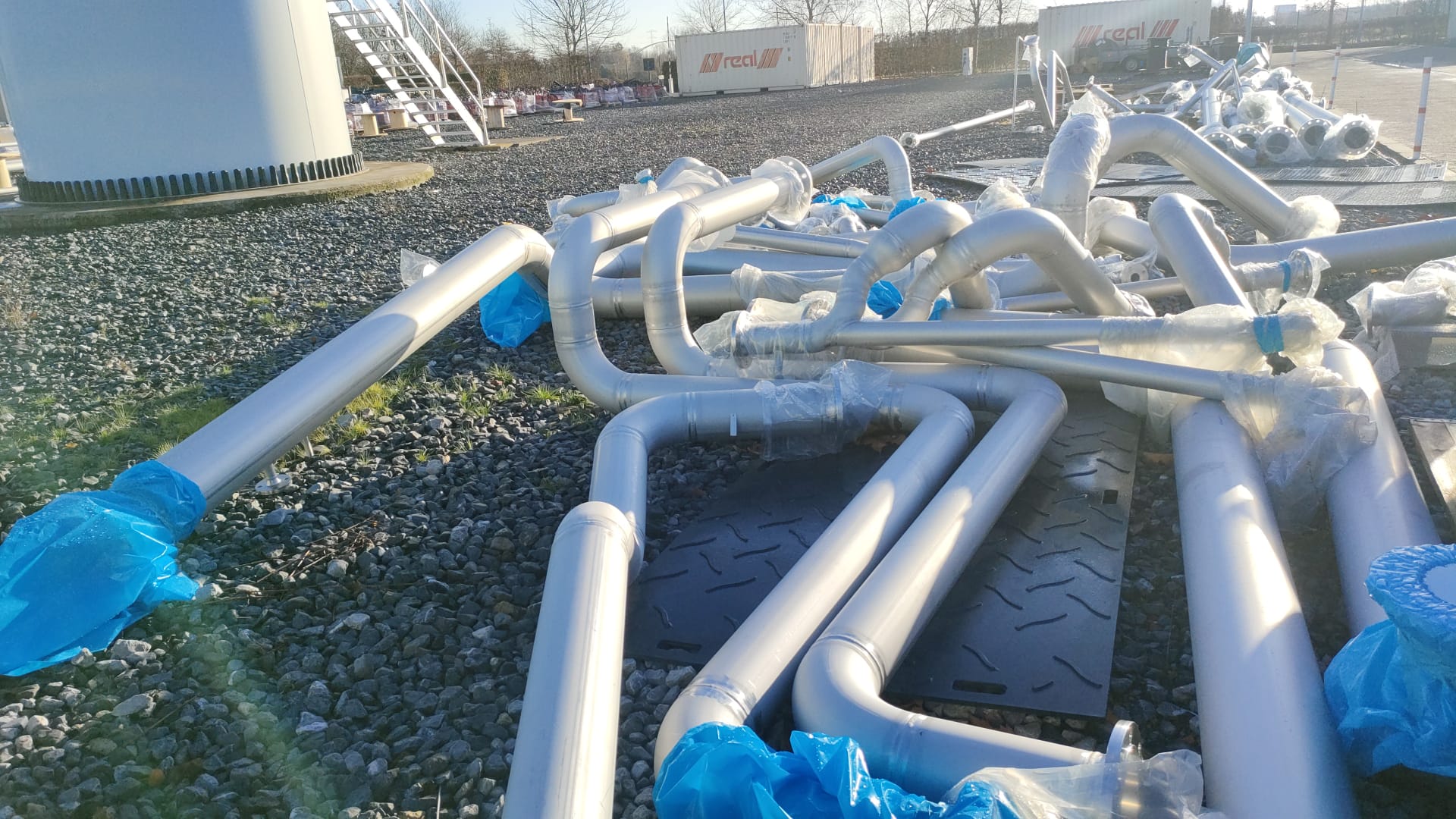 Prefab pijp spools voor industriële installatie door WeldWise pijpfitters